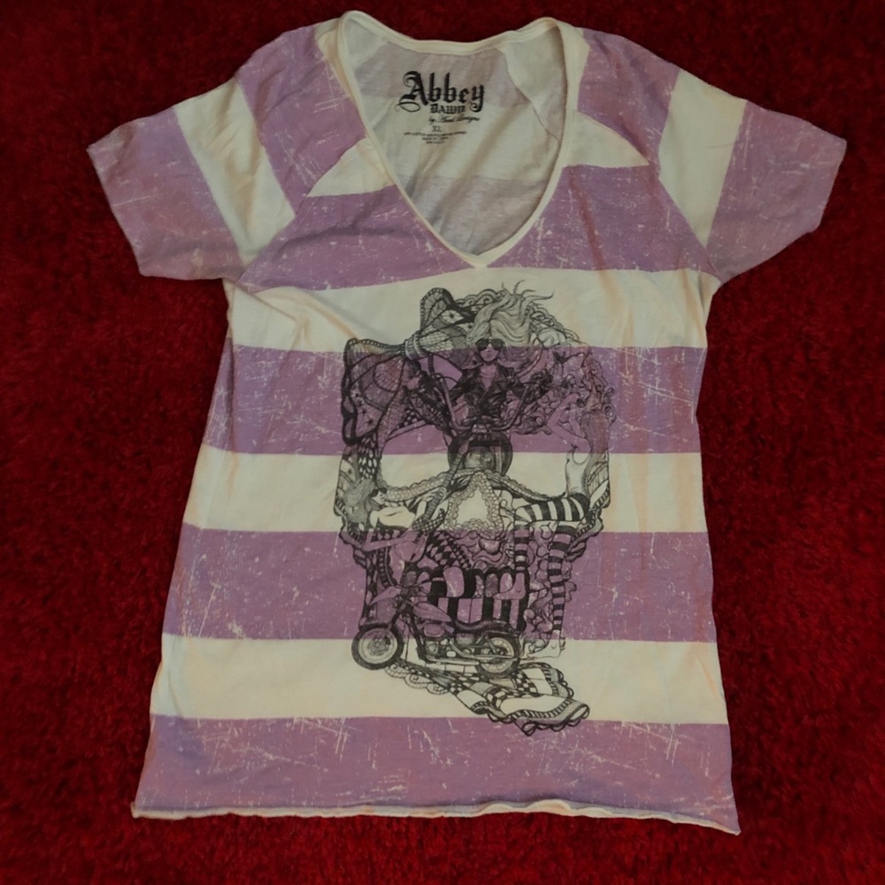 BIKER SKULL TEE